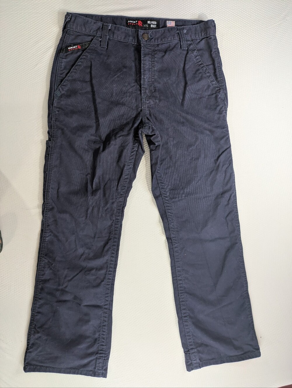 Ariat FR Pants Mens 32x30 Flame Resistant M4 Relaxed Bootcut Canvas Workwear
